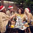 24 Sets Christmas Party Favors Nutcracker Soy Wax Candles with Organza Bag and Cards Bulk Portable Candle Party Favors Xmas Gifts for Guest Celebration Supplies Decor