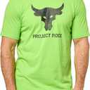 Under Armour Men's Project Rock Payoff Graphic Short Sleeve T Shirt (Green, M)