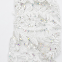 1 Pair Handmade Flowers Rhinestone Coats Waistbands Shoulders Wedding Dress DIY Patches
