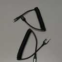 USB C Cable Fast Charging, 2Pack 3ft Coiled USB A to Type C Charge Cord for Car, USB-C Charging Cable Compatible with iPhone 17/16/15/Samsung Galaxy S20 S10 S9 S8 Plus Note 10 and More USB C Devices (Silver)