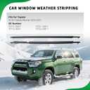 Car Window Weather Stripping for Toyota 4Runner 2010-2021