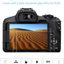 Pocoukate Case for Canon EOS R100 Camera, Soft Silicone Protective Cover Skin with EOS R100 Screen Protector Accessories for EOS R100 Mirrorless Camera Silicone Case - Camouflage