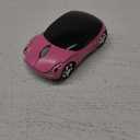 ASHATA 2.4G Car Mouse with USB Reciver 1600DPI Optical Mouse for PC Computer Laptop Tablet, High Cute Mouse for Win XP//Win7/ME/2000/for Mac OS (Pink)