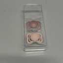 BIBS Pacifiers - Supreme Collection | Symmetrical Nipple | Silicone | Made in Denmark | Set of 2 Woodchuck/Blush Color Premium Soothers | Size 0-6 Months