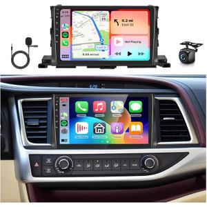 DPS 46EQ Hi-Res 8Core 4G+64G for Toyota Highlander 2015-2019 Car Radio Stereo with 10.1inch 1280x720P QLED Touchscreen Bluetooth 5.0,Wireless CarPlay Android Auto MirrorLink,GPS WiFi Backup Camera DPS 46EQ Hi-Res 8Core 4G+64G for Toyota Highlander 2015-2019 Car Radio Stereo with 10.1inch 1280x720P QLED Touchscreen Bluetooth 5.0,Wireless CarPlay Android Auto MirrorLink,GPS WiFi Backup Camera