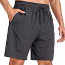Flytop Mens Swim Trunks Quick Dry Board Shorts with Zipper Pockets Bathing Suit XL