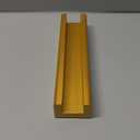 1 Pcs Wooden Floor Mirror Stand Anti Slip Base for Full Length Mirrors Stable Support Holder Bracket with Enlarged Non Slip Pads for Home Mirror Frames (9.8 x 2.3 x 1.5 Inches,Gold)