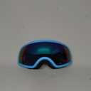 EasYoung Kids Ski Goggles Snowboard Goggles for Children, Youth, Boys & Girls 3-15 (04: Blue Frame With Green Lens)