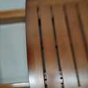 URFORESTIC Portable Shower Bench-Bamboo Folding Shower Stool Seat Chair Fully Assembled-Hold Up to 500 LBS