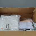 PoKat 20.75" Pink Ceramic Table Lamps Set of 2, Small Modern Bedroom Lamps for Girls Room, Bedside Lamps for Night Stands, Cute Lamps for Living Room Decor, Nightstands Desk Lamp, Light Pink