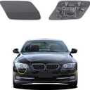 Car Front Bumper Headlight Washer Cover Compatible with BMW 328i 3351 335lS Coupe Convertible 2011-2013 Headlight Washer Nozzles Cover 61677253393 61677253394 Water Spray Cover Unpainted Right (Right Passengers side)