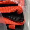 ZOBER Gift Wrapping Paper Organizer Storage - 40" Gift Wrap Storage Containers with Interior Pockets for Bows, Tags & Ribbons - Wrapping Paper Holder, 600D Oxford, Fits 24 Standard Rolls, Black/Red