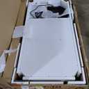 Signature Design by Ashley Realyn Home Office Lift Top Desk, USB Charging, Spring Lift Top, Smooth-gliding Drawer, 60" W x 28" D x 31" H, Chipped White and Brown