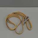 Waterproof Dog Leash Strong Coated Nylon Webbing with Black Hardware Odor-Proof Easy to Clean High Performance for Small or Large Dogs Made in USA 4 or 6 ft Lead,  Beige