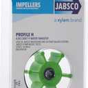 Jabsco 6303-0007-P, Urethane, Drive Type 4, 6 Blade, 2 Diameter, 7/8 Width, 5/16 Shaft, Plastic Insert