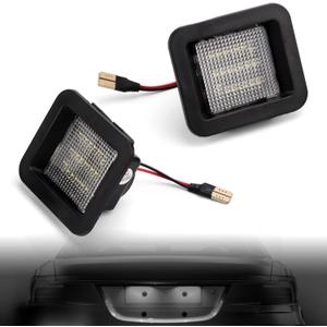 2pcs Led License Plate Lights Compatible with Ford 2015-2020 F150, 2017-2020 F150 Raptor, Premium Tag Lights Lamp Assembly for License Plate Enhanced Visibility Plug And Play Auto Accessories