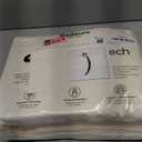 Bedsure Deep Pocket Queen Sheets Set - Fits Mattresses Up to 21 Inches Thick - 4 Piece GentleSoft Bed Sheets, Moisture Wicking, Soft & Cooling Bedsheet & Pillowcases, Easy & Secure Fit, Ivory