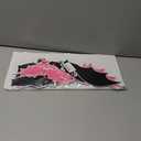 20Pcs Halloween Garage Decoration Magnet Stickers Black Pink Bat Refrigerator Decals Magnet Stickers for Party Home Door Dishwasher Decor