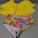 HOZIY Girls Bikini 2 Piece Swimsuit Set Tiered Flounce Bathing Suit Adjustable Straps Girls' Swimwear 16Y