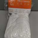 Ultra Soft Pillow Protectors with Zipper Standard Size - Set of 4 Breathable Pillow Covers - 100% Protection Against Stains, Dust & Dirt - Machine Washable (White)