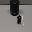 Portable Mini Humidifier, 300ml USB Cool Mist Small Humidifier with Colorful Lights. Perfect for Bedroom, Office, Plants, travel & Car (Black)