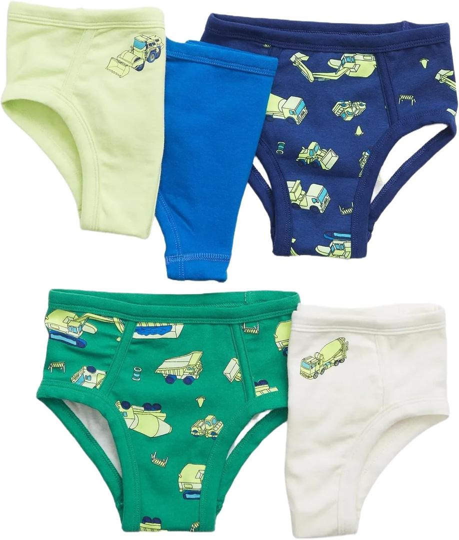 GAP Boys' 5-Pack Brief Underwear (Multi 1cc)
