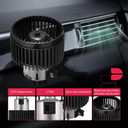 BDFHYK AC Heater Blower Motor Fan 700242 Compatible with Chevrolet Pontiac 2005-2010 Cobalt 2006-2011 HHR 2007-2009 G5,HVAC Blower Motor Assembly Replacement for 15-81101 PM9290 75778 (Standard Configuration)