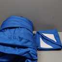 10x10ft Outdoor Shelter for Smaller Top Double Tiered Canopy Cover (Blue)