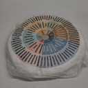 party greeting Wheel of Emotions Feelings Pillow Round Velvet Feelings Wheel Emotion Throw Pillow Circle Seating Floor Cushion for Office Home Room Sofa Decor Counselor Physical Therapist Gifts(Boho)