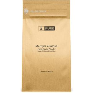 Pure Original Ingredients Methylcellulose (1 lb) Always Pure, Thickener & Emulsifier, Food Grade (1 Pound (Pack of 1))