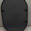 Bathroom Mirror for Wall,30''x20'',Black Oval Mirror for Bedroom Entryway Bathroom, Metal Framed Vanity Mirror(30''x20'',Black)