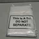 Amylove 9.84 ft Upright Christmas Tree Storage Bag White Extra Large Jumbo Christmas Tree Removal Disposal Bag with Zipper Drawstring Waterproof Tear Proof Upright Cover for Xmas Daily Home Storage