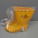 Evshine Women's Mid Calf Rain Boots Waterproof Garden Shoes (9, Matte Yellow)