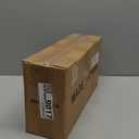 Freezer Organizer Bins, 4 Pack Stackable Deep Chest Freezer Organizer Bins, Foldable Baskets with Handles, Black Storage Container Baskets for 5/ 7 Cu.FT Deep Freezer Sort Frozen Meats