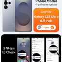 CANSHN Magnetic Shockproof for Samsung Galaxy S25 Ultra Case Black
