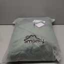 Girls Boys Ski Suit Kids Snowsuits Waterproof Snowboard Elastic Hood Jacket with Bib Pants, Windproof Winter Warmth (14 Years, Green)