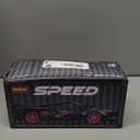 Sosuy Building-Block Race-Car Set, 1:18 Technical Model Kit 513 Pcs DIY Pull-Back Cyberpunk Toy for Boy Girl Kid Age 6+ Year, Birthday Gift for Teen Adult Display, Speed Super Sports Cars Bricks Icons