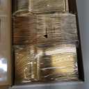 WDF300 Pieces Gold Plastic Silverware - Heavy Duty Disposable Cutlery Set Plastic Gold Silverware Set Includes 100 Forks, 100 Spoons, 100 Knives for Party Baby Shower Wedding Spring