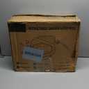 Retractable Garden Hose Reel 1/2" x 100 ft, Outdoor Water Hose Reel, Automatic Self Retract Wall Mounted Hose Reel, Any Length Lock, 180°Swivel Bracket, 8-pattern nozzle,Blue