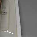 Ceramic Rectangle Serving Platter with Brown Rim: 15.6/14.1/12.6 Inch Large Serving Dishes for Entertaining Party, Sushi, Turkey, Cheese, Snack and Dessert, Microwave Dishwasher Safe (White)