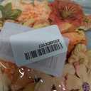 TACOLO Artificial Flowers for Crafts, 24 Pcs Faux Flowers Heads Bulk, Silk Flowers Heads Fake Rose Daisy Peony Faux Flowers for Hair Decoration, Home Wedding, Wreath Making (Orange)