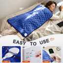 Heating Pad for Back Pain & Period Cramps - King Size 35" x 20" Electric Heating Pad, Adjustable Temperature Settings with Timer and Auto Shut-Off, Machine Washable, Soft Velvet, Gifts for Women & Men