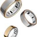 SURITCH 3 Pack Ring Cover for Oura Ring 4 & Oura Ring Gen 3 Horizon/Heritage, Ultra-Thin Anti-Yellow Transparent Ring Protector TPU Case for Oura Size 6/7, Support Charging with Cover on - G/R/S