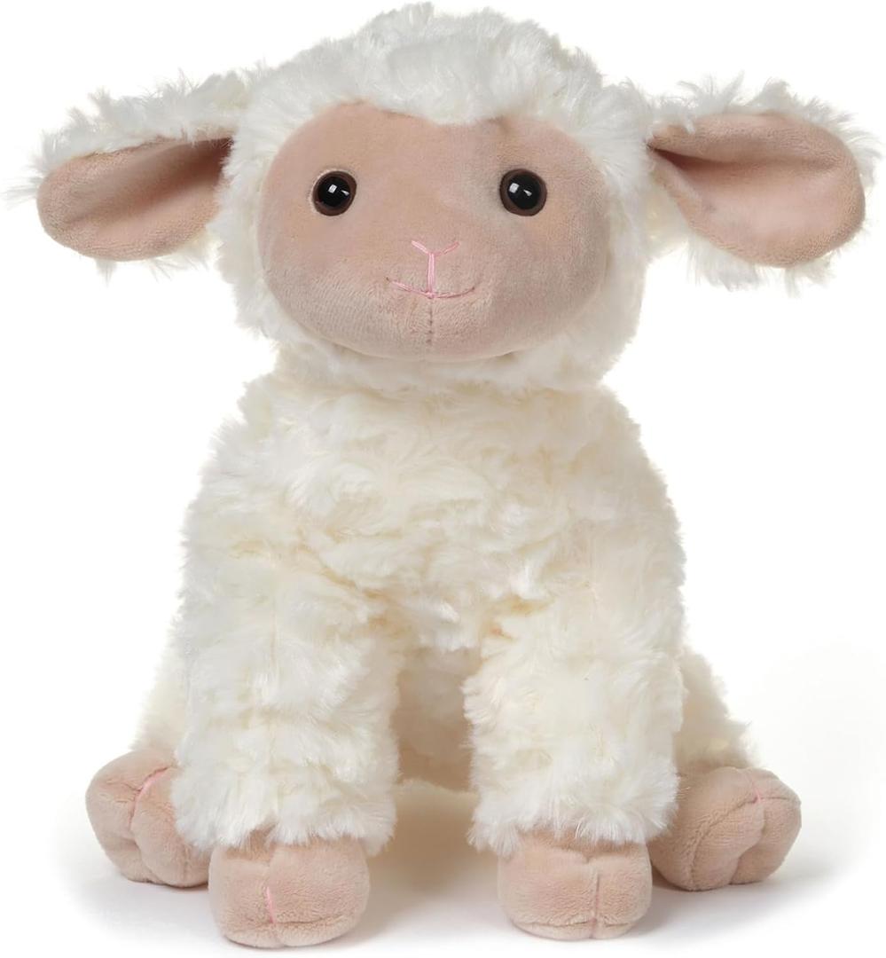 Bearington Merino Lamb Plush Stuffed Animal, Adorable, Soft and Cuddly, Great Gift for Kids of All Ages, Birthdays, Holidays and Special Occasions, 10 inches