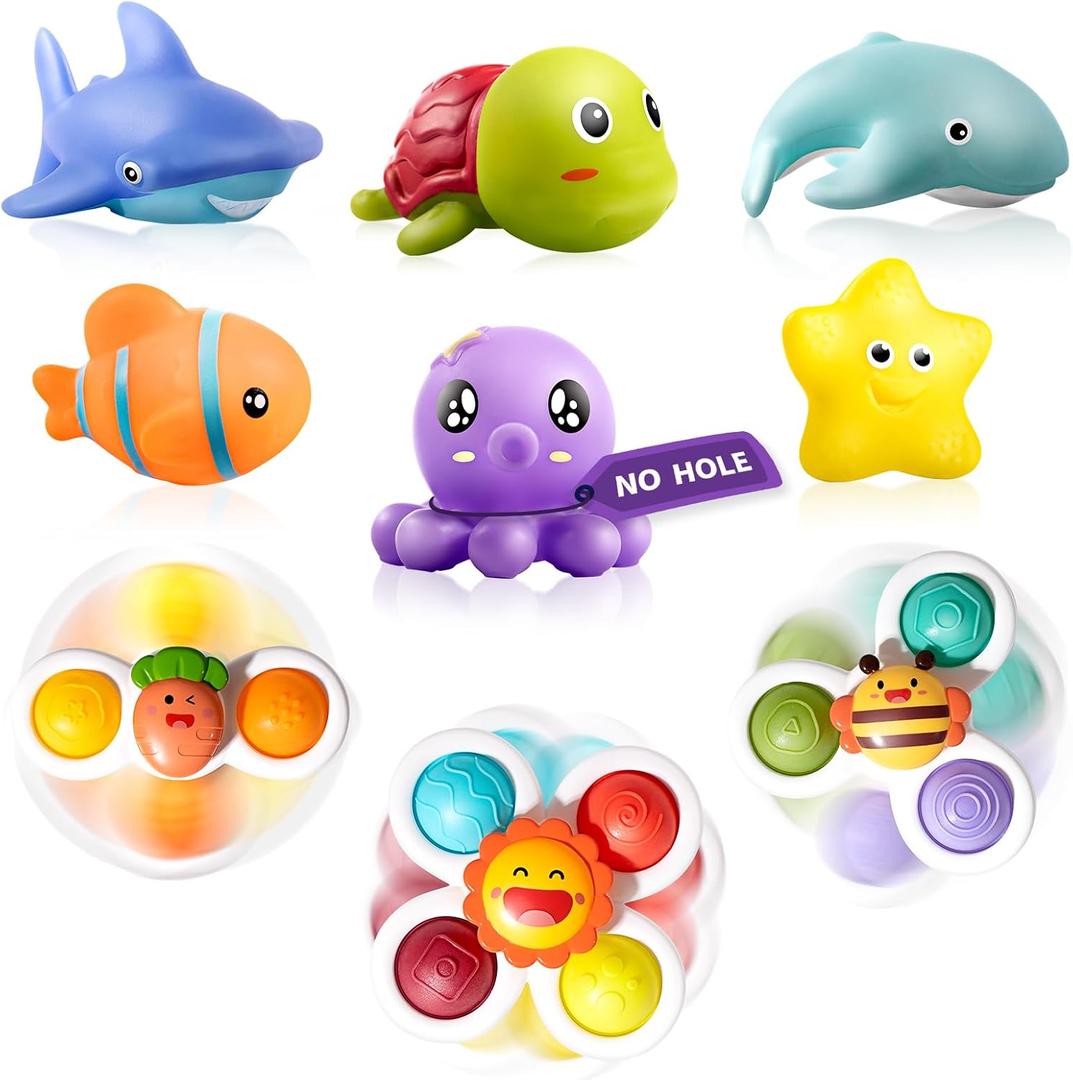 Hely Cancy Infant Bath Toys for 18 Months - No Hole Animal Bathtub Toys, Baby Bath Tub Toys Hely Cancy Infant Bath Toys for 18 Months - No Hole Animal Bathtub Toys, Baby Bath Tub Toys