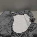 Yoofoss Waterproof Mini Crib Mattress Protector, Quilted Baby Mattress Pad Cover Soft and Breathable, Machine Washable Portable Mattress Protector for Standard Mini Crib Size 38"X24" - Dark Grey