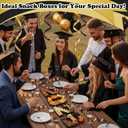 Mooliwe 4 Pcs 2026 Graduation Fillable Numbers for Charcuterie Class of 2026 Cardboard Number Grad Charcuterie Board Serving Trays Graduation Food Box for Tray Party Supplies (Black)