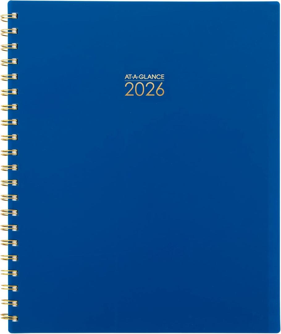 AT-A-GLANCE 2026 Planner, Weekly & Monthly, 8.5" x 11", Large, Harmony, Denim (1099-905-20-26)