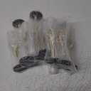 Tanlade 12 Pcs 2.7 oz Halloween Goblets with Spooky Skeleton Hand Plastic Champagne Flutes Cups for Decorations and Haunted House (Champagne)