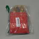 AWELL Small Wine Red Paper Bag with Handle - Party Favours, 6x4.5x2.5 inch for Christmas, Wedding, Birthday - Recycled, Pack of 24